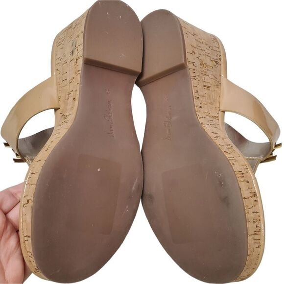 Sam Edelman Yardlie Cork Wedge Sandals Size 7.5 - Picture 7 of 8
